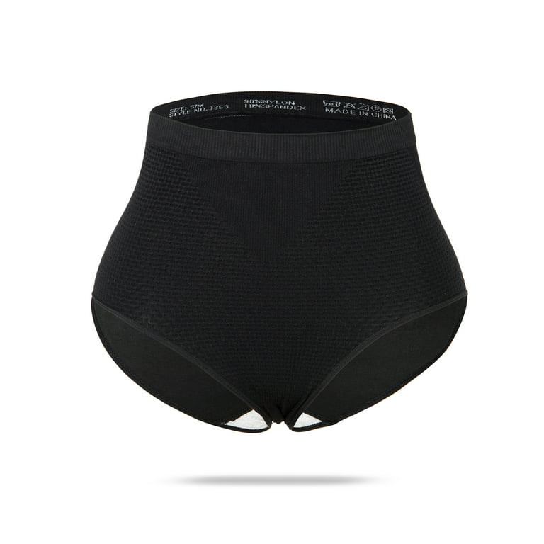 FANNYC Women's Butt Lifter Panty Body Shaper -Booty Enhancer Panties  Shapewear Tummy Control Shaping Underwear, Black /Beige