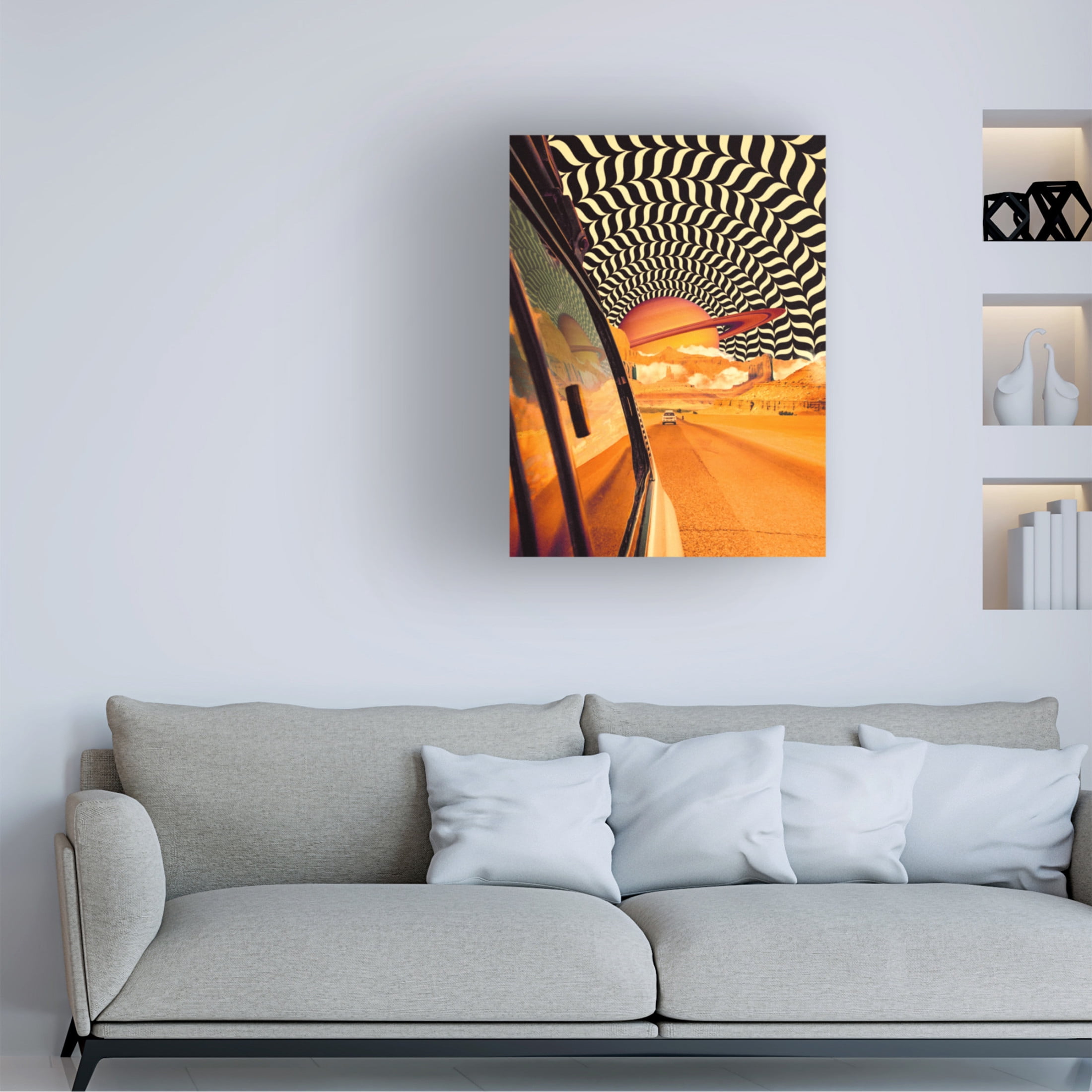Trademark Fine Art Taudalpoi The Real Road Trip II Canvas Wall Art
