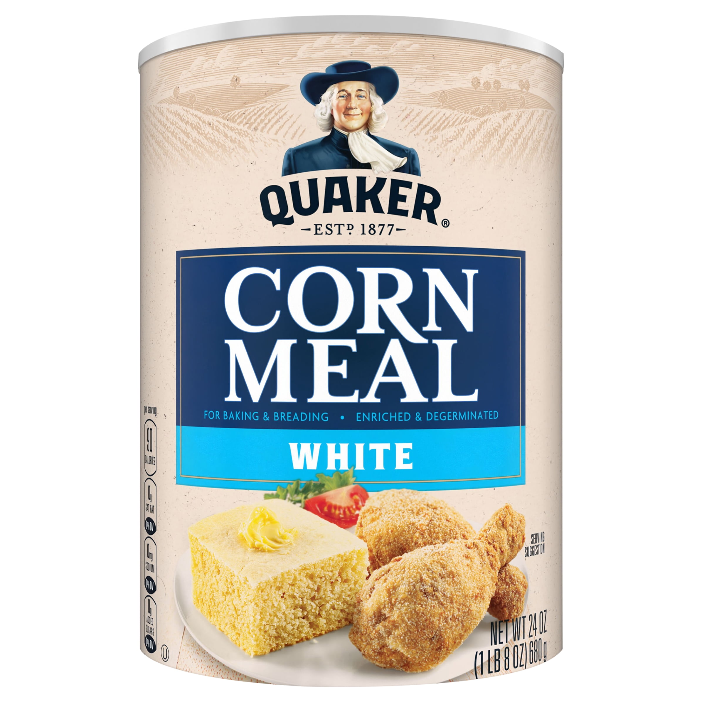 Quaker Oats Quaker  Corn Meal, 24 oz