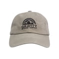 thumbnail image 2 of Gravity Outdoor Co. Pigment Dyed Adjustable Baseball Cap - Black Logo - Khaki, 2 of 2
