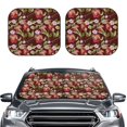 thumbnail image 2 of Fotbe Leaf And Fruit Juego de 2 Piezas de Parasoles para Parabrisas | Bloqueador Solar para Auto | Accesorios Plegables para Protección Solar Interior-Medium, 2 of 6