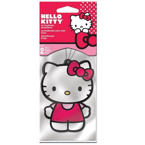 Hello Kitty 828371 Hello Kitty Strawberry Air Freshener, Pack of 2
