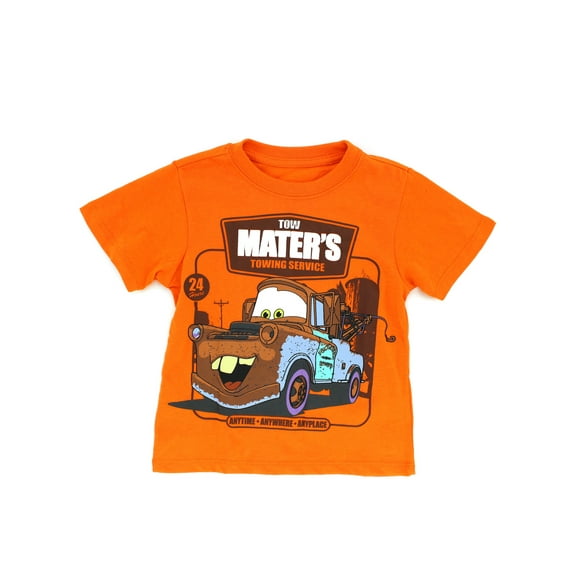 Disney Cars Toddler Boys Short Sleeve Tee XDC6921F