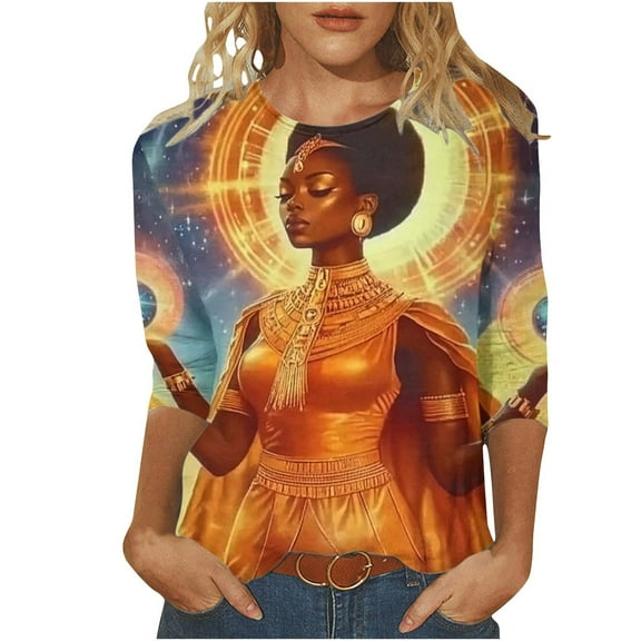 SHE IS My Items Womens Long Sleeve Graphic T Shirts Loose Fit Workout Tops for Women Long Sleeve Loose Fit Plus Size Blouses for Women Fall Vintage Shirts for Women 1970s