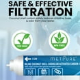 thumbnail image 2 of Metpure GAC Inline Filter Conversion 1/4" OD to 3/8” OD Big Flow Kit. Increase & Double Water Filtration Faucet Flow Rate of RO Reverse Osmosis System. Complete Kit with Filter, Tubing, and Fittings, 2 of 9