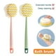thumbnail image 1 of Cepillo de Baño de Doble Cara, Artefacto de Frotamiento, Mango Largo, Cepillo de Baño Suave, Bola de Baño Desmontable, 1 of 3