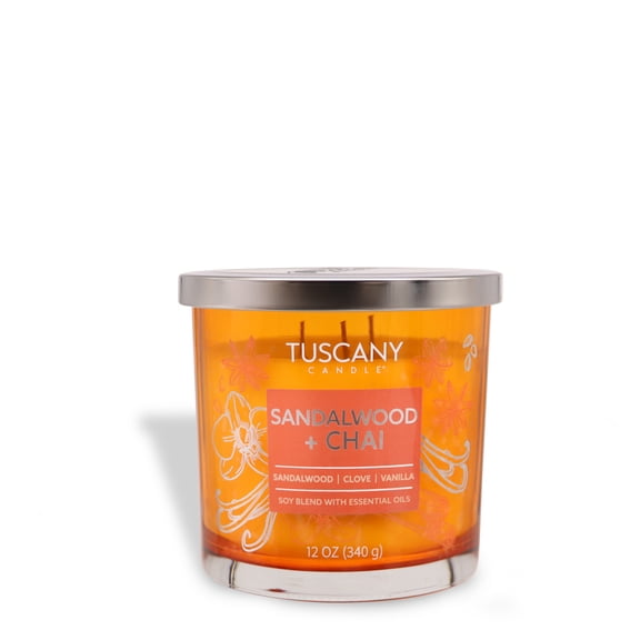 Sandalwood   Chai: Vanilla Bean Scented Jar Candle (12 oz) — Painters' Palette Collection