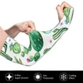 thumbnail image 3 of Fotbe Cactus Plants1 UV Sun Protection Arm Sleeves - Tattoo Cover Up - Basketball Arm Sleeve UPF 50 Cooling for Men Women, 3 of 8