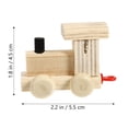 thumbnail image 3 of Tren magnético de madera con letras del alfabeto, juguetes educativos tempranos, mini tren de letras para niños pequeños, niños y niñas., 3 of 5