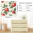 thumbnail image 6 of Yayeee 6 Pack Kitchen Dishcloths for Washing Dishes Soft Absorbent Microfiber Towels, Apples Flower Pattern, 6 of 9