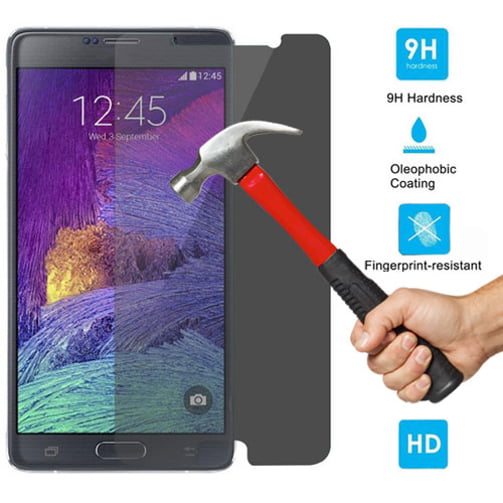 Minder dan Oppositie waarom Tempered Glass Privacy Screen Protector Anti-Peeping LCD Cover Display Film  9H Hardness Anti-Spy 2G for Samsung Galaxy Note 5 - Walmart.com