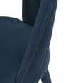thumbnail image 3 of Manhattan Comfort Modern Neda Velvet Dining Chair in Midnight Blue, 3 of 3