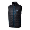 thumbnail image 2 of Men's Cutter & Buck  Navy North Carolina Tar Heels Alumni Logo Rainier PrimaLoft Eco Insulated Full-Zip Puffer Vest, 2 of 3