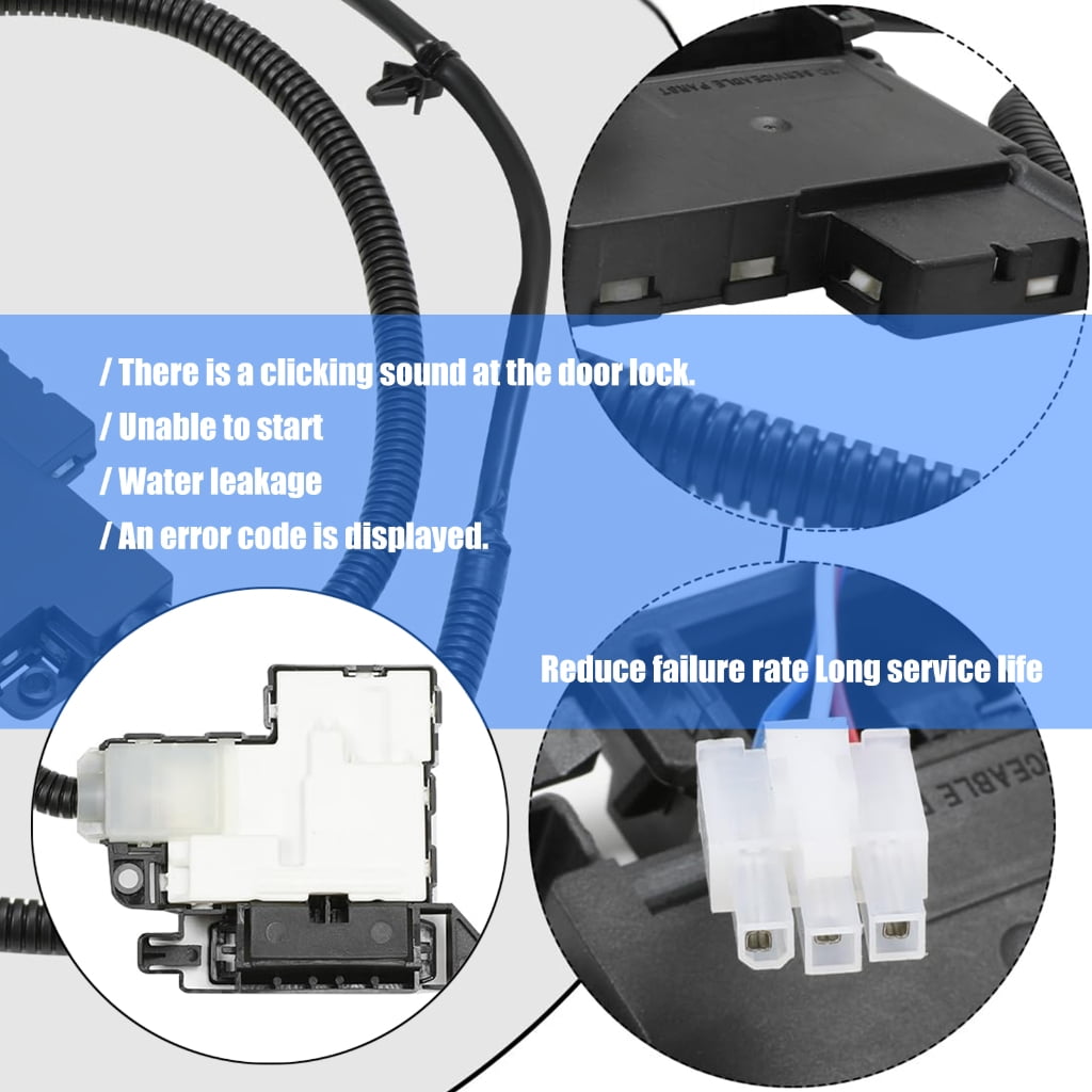 Washer Latches Assembly W11414731 Efficient for Various Models Ensuring Secure Operations Washer Maintenance