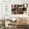 thumbnail image 5 of Elephant Stock Vintage Aviation Dials Wall Art - Horizontal Canvas Wall Art - Living Room Wall Decor - Transportation Canvas - Black And Beige Decor - 12" x 8", 5 of 8