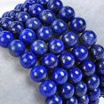 thumbnail image 4 of Natural Healing Power Gemstone Crystal Beads Unisex Adjustable Macrame Bracelets 8mm,Lapis, 4 of 4