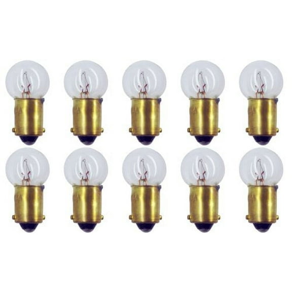 CEC Industries #57 Bulbs, 14 V, 3.36 W, BA9s Base, G-4.5 shape (Box of 10)