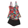 thumbnail image 1 of Bikini sólido con correa para mujer, Bikini con escote en V profundo, cómodo traje de baño dividido, traje de baño de dos piezas OAVQHLG3B Store lin121212, 1 of 4