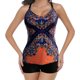 thumbnail image 1 of Trajes de baño para mujer, Trajes de baño para mujer Traje de baño de cintura alta con estampado y sin espalda para mujer, 1 of 4