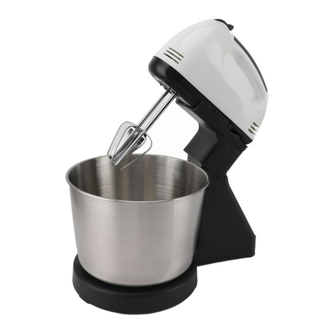 Electric Stand Mixer, US Plug 110V ABS Body Comfortable Grip Easy To Use Versatile 1.7L Stainless Steel Bowl Electric Egg Beater for Bakery