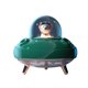 thumbnail image 1 of Mini humidificador 2W 400ml USB Decoración Escritorio Agua Mist Difusor de aire portátil con luz nocturna, Potencia direccional, Verde Methold HA008312-04B, 1 of 6