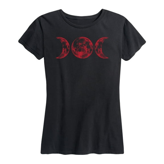 Instant Message - Scarlet Red Moon - Women's Short Sleeve Graphic T-Shirt