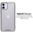 thumbnail image 6 of CoverON Apple iPhone 12 Mini Case (5.4"), Slim fit Lightweight Hard Phone Cover, Clear TPU Bumper, 6 of 8