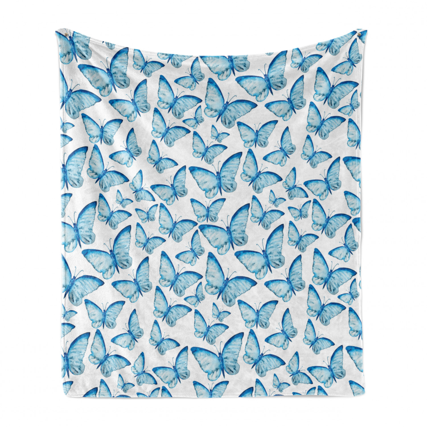 Butterfly Soft Flannel Fleece Throw Blanket, Moths Joy Connection