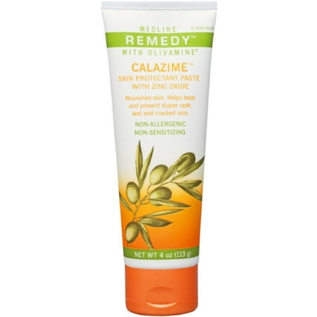 2 Pack - Remedy Olivamine Calazime Skin Protectant Paste 4 (Best Remedy For Diaper Rash)
