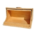 thumbnail image 5 of STP GOODS Birch Bark Bread Box with Lid 9.8x7.9x5.7'' (25x20x14.5 cm) Lilies Pattern Countertop Bread Bin Handmade Wooden Bread Storage Container for Bakery Storage Bin Food Keeper Pastry Box, 5 of 7