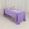 thumbnail image 2 of BalsaCircle 60" x 126" Lavender Premium Polyester Rectangular Tablecloth Table Linens Wedding Reception Decorations Catering Supplies, 2 of 8