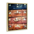 thumbnail image 4 of Stupell Industries Varied Stacked Suitcases Novelty Photography Gold Floater Framed Art Print Wall Art, 25 x 31, 4 of 10