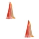 thumbnail image 4 of Qarigey Mantón degradado Universal para mujer, bufanda de hombro portátil, pañuelo decorativo, accesorio decorativo para viaje, naranja y Rojo naranja 2piezas, 4 of 6