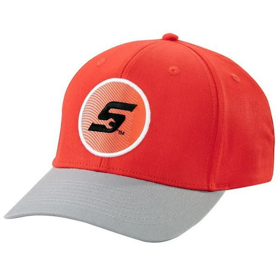 Catch the Wave Mid Profile Structured Fit 100% Cotton Twill Hat, Red