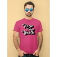 thumbnail image 2 of Know Your Worth Slogan T-Shirt Men -Image by Shutterstock, Male Small, 2 of 4