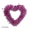 thumbnail image 3 of kkbbma under $5 Pink Heart Garland, Valentine's Day Heart Garland, Hanging Floral Wreath Decoration, Wedding Engagement Party Supplies, Artificial Flower Heart Swag, Holiday Home Wall Decor, 3 of 6
