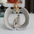 thumbnail image 1 of Sculpture d'Ange, Statue d'Ange Priant en Résine Synthétique Élégante pour Intérieur Extérieur, 1 of 7