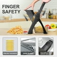 thumbnail image 5 of SupMaKin Safe Mandoline Slicer, Vegetable Chopper and Grater, Multi-purpose Food Shredder Dicer Cutter for Pineapple Strawberry Avocado Lemon, Adjustable Thickness, Dishwasher Safe, 5 of 10