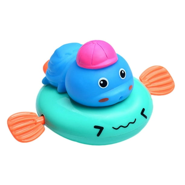 Juguetes de baño para bebé, bañera para bebé, juguete flotante, cuerda para tirar de natación divertida, juguete para bañera, juguete para ducha, Tortuga