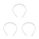 thumbnail image 5 of Diadema Qarigey perla Ajustable 10 perlas grandes 3piezas, 5 of 6