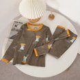 thumbnail image 3 of Conjuntos de ropa de Navidad para niños, ropa de dormir para niños, Pijamas de dinosaurio, Pijamas de dibujos animados para bebés, Otoño e Invierno, 3 of 4