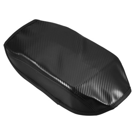 Unique Bargains Car Center Console Pad Armrest Seat Box Cover for Mazda CX5 2017-2023 Carbon Fiber Pattern Black
