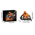 thumbnail image 2 of Remote Control Flying Motorcycle, 2-in-1 Amphibious Stunt with RGB LED Lights, 1 Pack with Full Accessories, for Kids Hobby Toys, 2 of 6