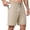 Khaki, variant on Men's & Big Men's Stretch Shorts with Active Waistband,9" Inseam,4 Pockets,Sizes 30-42