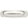 thumbnail image 4 of Sterling Silver 5mm Comfort Fit Band (Size 7) Made In United States qcf050-7, 4 of 5