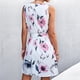 thumbnail image 2 of Vestido Sin Mangas De Verano, Vestido De Verano Con Cinturón Para Mujer, Cómodo Cierre De Cremallera, Cintura Alta Con Estampado Floral Para Vacaciones ANGGREK AH2950, 2 of 6