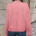 thumbnail image 3 of Women's Zip Up Cropped Jackets Casual Loose Stand Collar Lightweight Short Outwear, 3 of 9