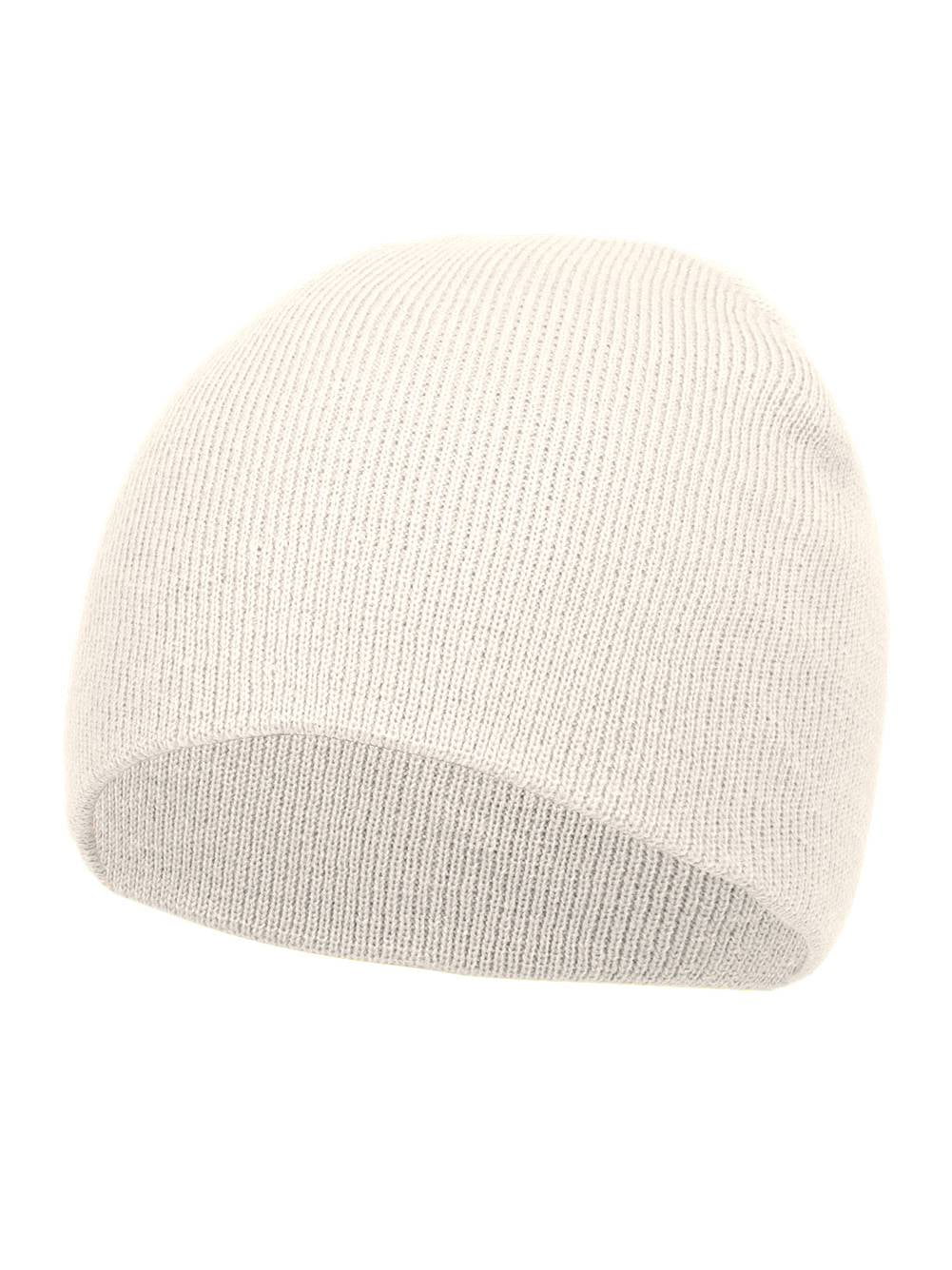Solid Winter Short Beanies, White Walmart Canada
