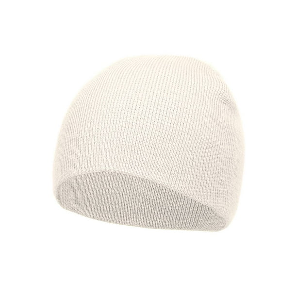 White beanie cheap hat walmart