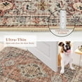 thumbnail image 6 of Lahome Oriental Washable Kitchen Runner Rug Non Slip, 2x8 Runners for Hallways with Rubber Backing, Vintage Soft Long Carpet for Bathroom Laundry Bedroom,Terracotta, 6 of 8